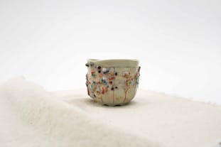 かけらのかけら釉カップ 秋明菊